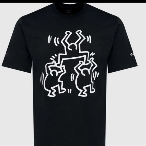 Converse x Keith Haring  Graphic t shirt  Unisex Sz X-SMALL - Picture 1 of 7
